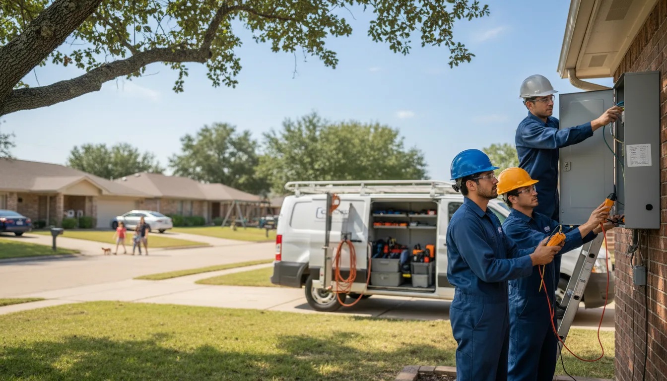 Certified electrician providing emergency electrical services in Brownsdale, MN